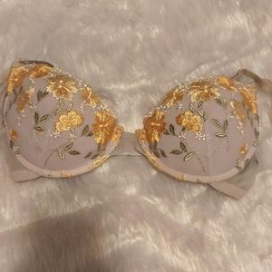 White with yellow floral 36C